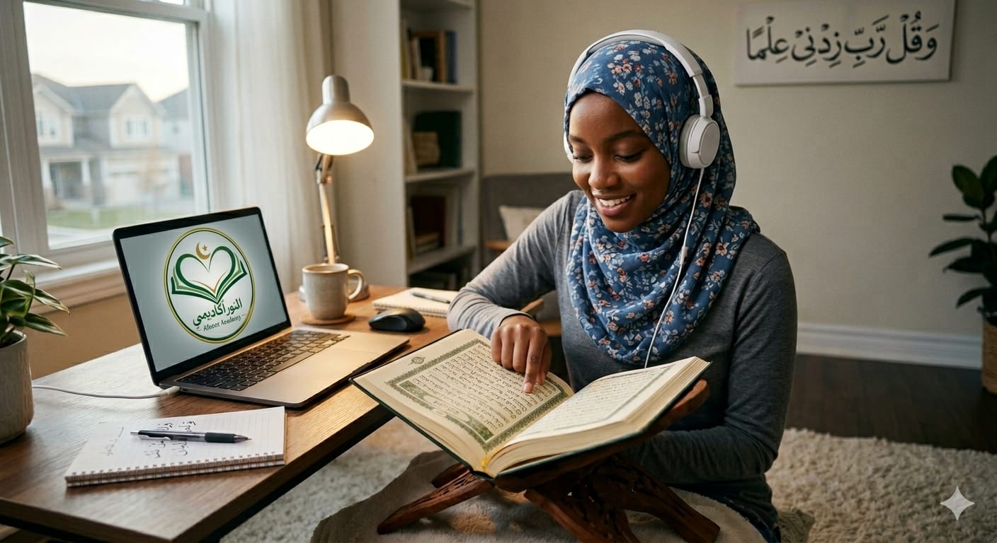Learning Quran for non-Arabic speakers at Alnoor Academy