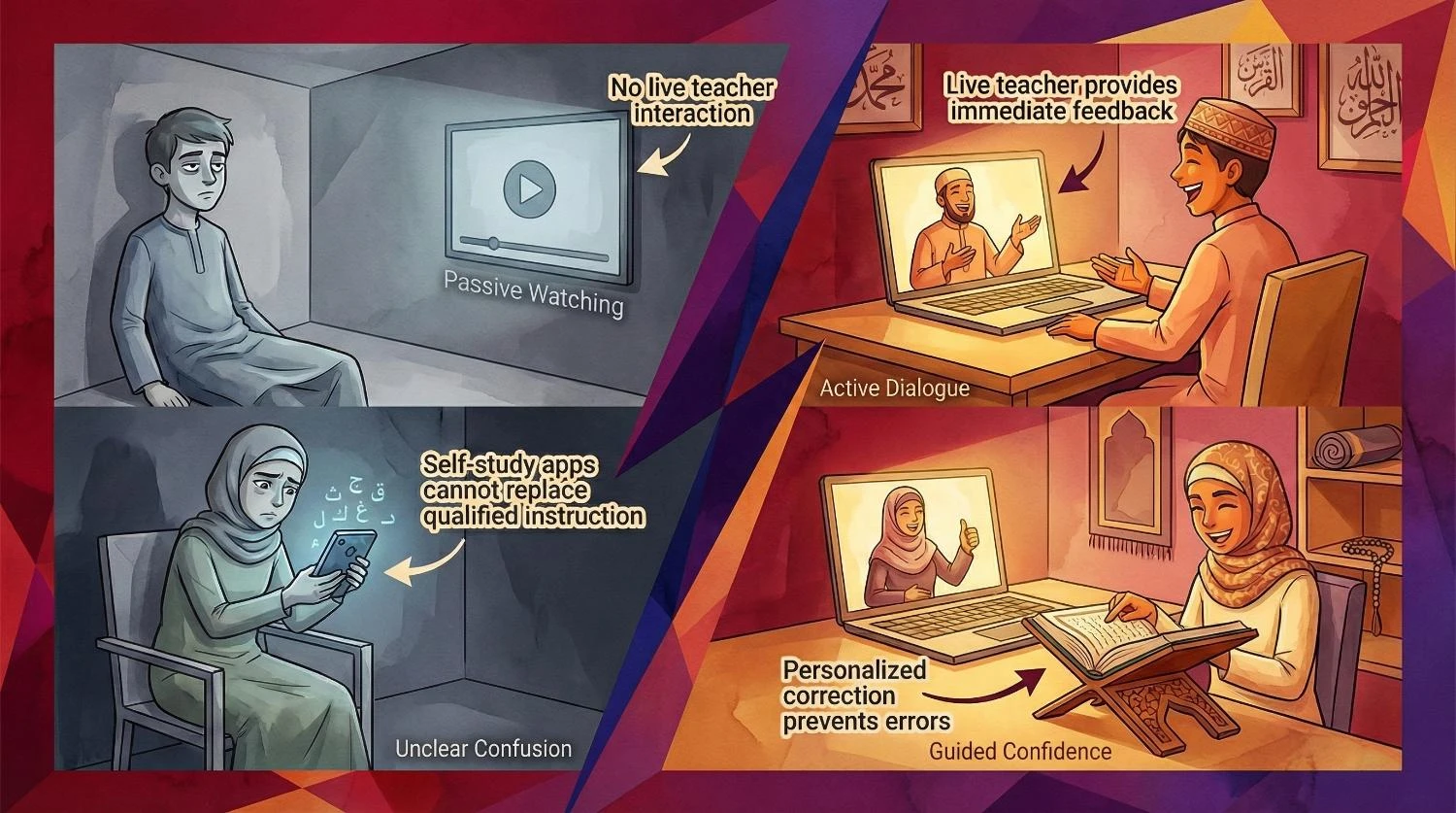 Teaching Quran to children effectively with live interactive lessons